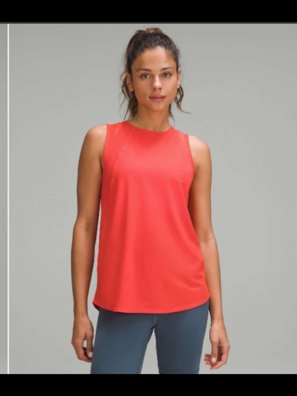 Lululemon Sculpt Tank Top/Solar Orange Size 10